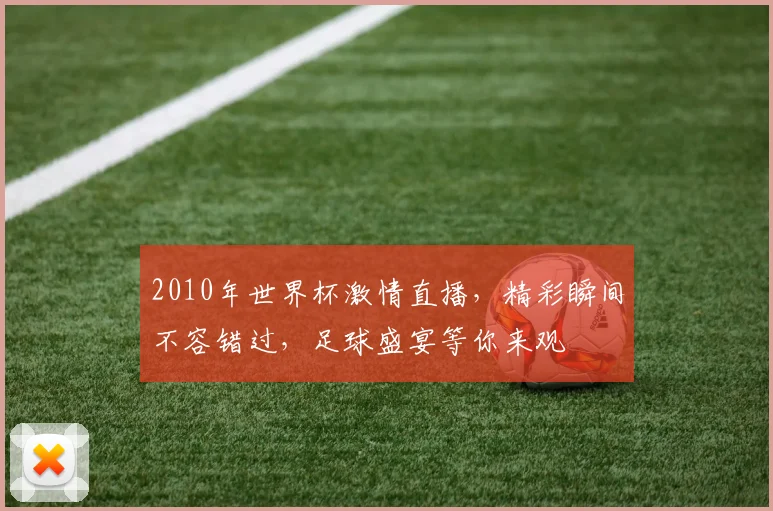 2010年世界杯激情直播，精彩瞬间不容错过，足球盛宴等你来观